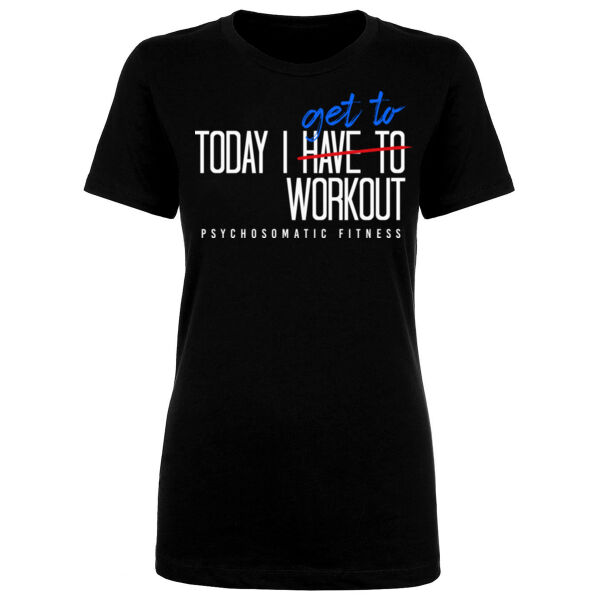 GET TO WORKOUT - WOMEN'S FITTED T-SHIRT Thumbnail